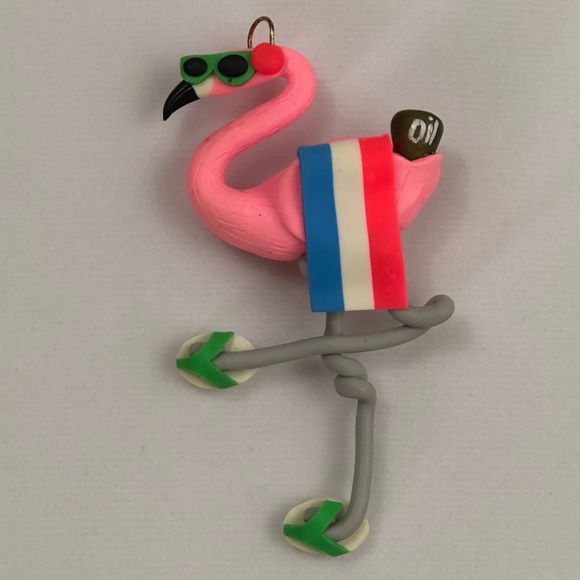 Vintage Clay flamingo pin. - Picture 2 of 7
